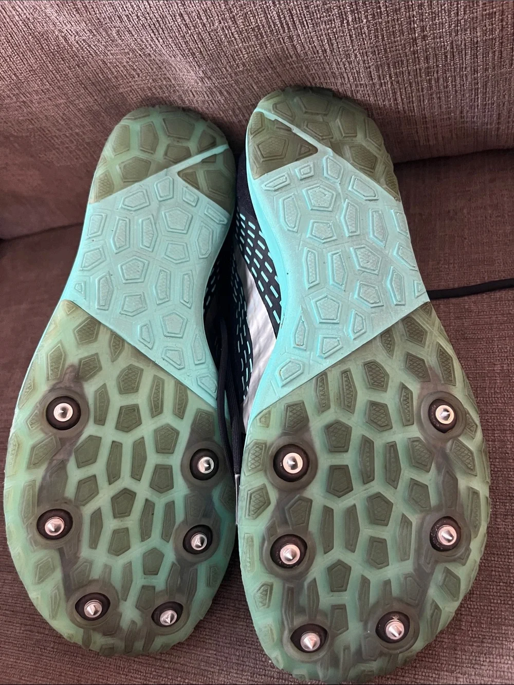 Nike Zoom Rival XC Women’s Black and Teal Track Spikes Size 9.5